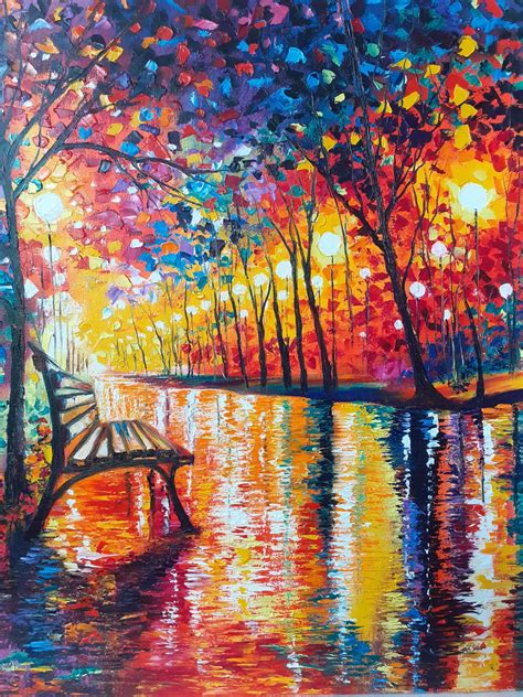 Autumn Park Painting by Elena Kheveleva - Jose Art Gallery