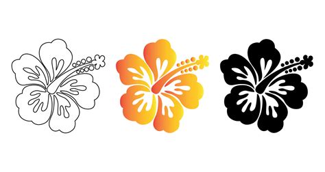 Hawaiian Flower Vector Art, Icons, and Graphics for Free Download