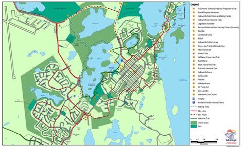 Yellowknife City Map