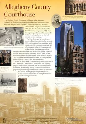 Pittsburgh History & Landmarks FoundationAllegheny County Court House ...