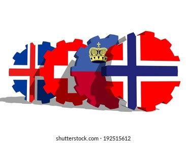 Efta European Free Trade Association Members Stock Illustration ...