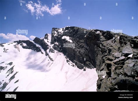 spain, sierra nevada national park, veleta peak Stock Photo - Alamy