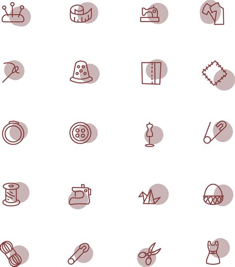 Sewing kit, illustration, vector on a white background. 13683450 Vector ...