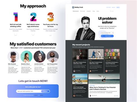 Figma web design kit - Landing page templates | Landing page ...