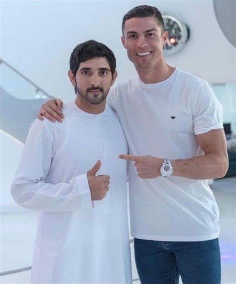 Cristiano Ronaldo spotted with Sheikh Hamdan in Dubai | Esquire Middle ...