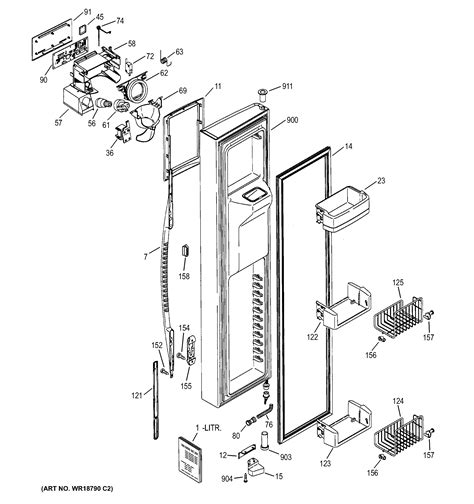 Ge refrigerator water line diagram