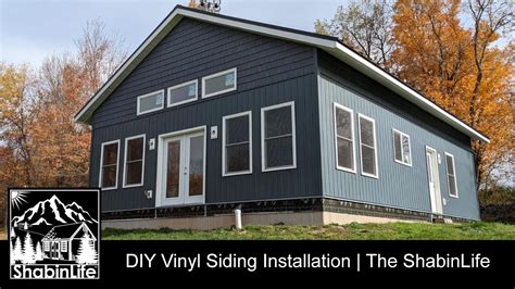 DIY Siding Installation | Board & Batten w/ Cedar Shake | Self Built Off Grid Mountain Home ...