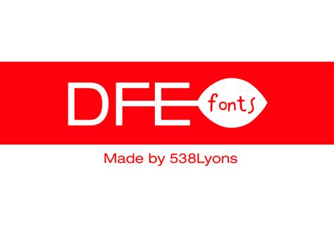 DFE Fonts by DLEDeviant on DeviantArt