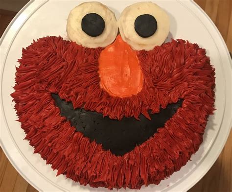 How To Make An Easy Elmo Birthday Cake (for Cheap!) - A DIY Tutorial