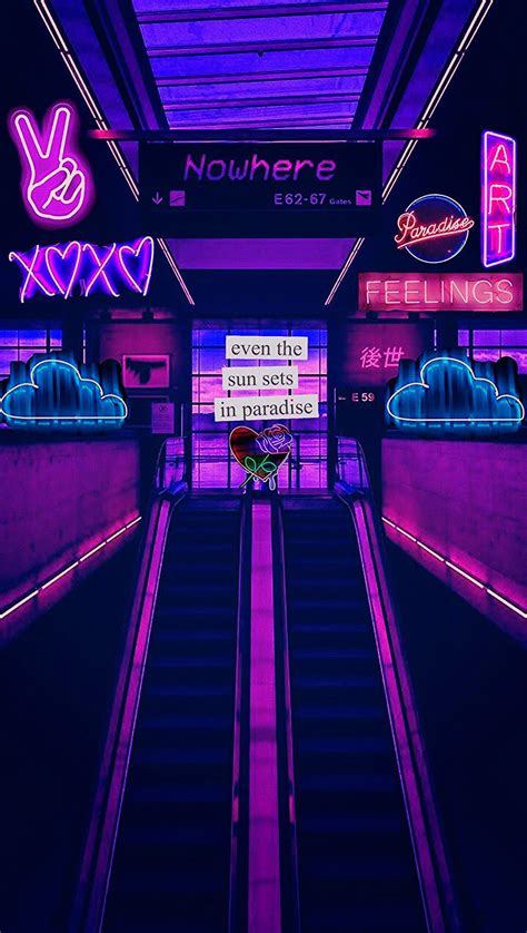 Pin by Omar Elrayes on 紫色 | Neon wallpaper, Purple aesthetic, Aesthetic colors