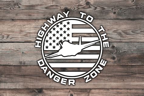 Highway to the Danger Zone Decal Vinyl Sticker Graphics 6.2 X 6.2 Inch Talk to Me Goose Fighter ...