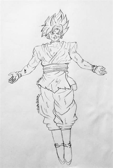 Goku black Full body Drawing (☆ ☆) | Best anime drawings, Kakashi ...