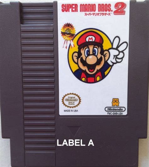 Super Mario Bros. 2 Japan / Lost Levels NES Reproduction