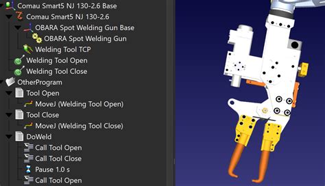 Spot Welding Gun - RoboDK Documentation