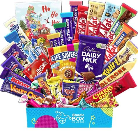 Christmas Chockablock Chocolate Box Gift Hamper – Large - Snack Box Hampers