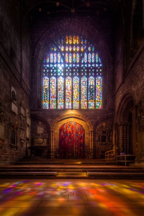 Stained Glass Window in Chester Cathedral (9x exposure HDR) | Stained ...