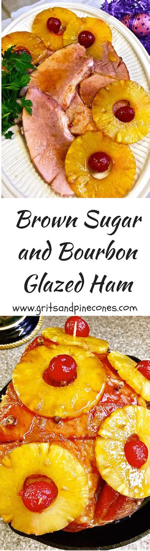 Easy Baked Ham with Pineapple and Cherries | gritsandpinecones.com | Recipe | Easter dinner ...