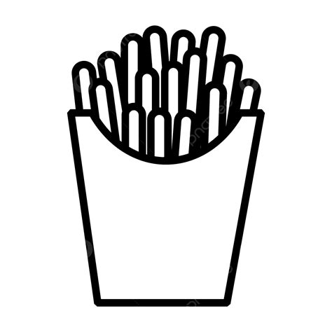 French Fried Vector Design Images, Transparent French Fries Icon With ...