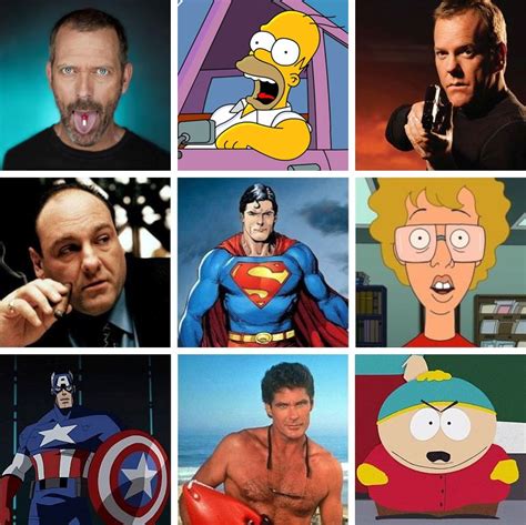 9 Fictional American male characters (TV) Quiz - By Pilgab