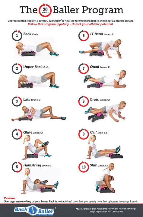 Foam Roll Exercises For Lower Back Pain - Exercise Poster