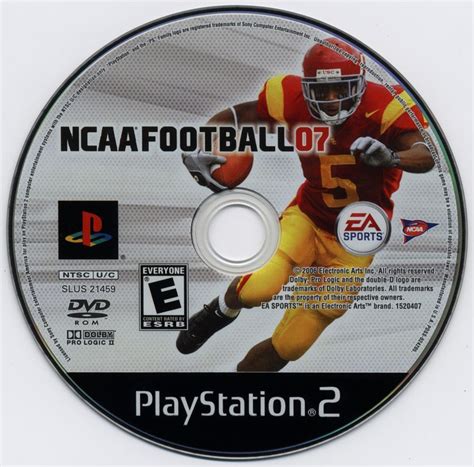 NCAA Football 07 (2006) PlayStation 2 box cover art - MobyGames