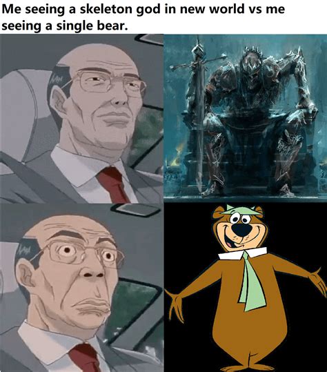 Bear is scary. : r/newworldgame