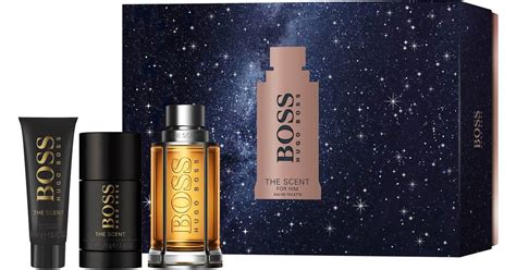 Hugo Boss The Scent for Him Gift Set EdT 100ml + Shower Gel 50ml + Deo Stick 75ml • Pris