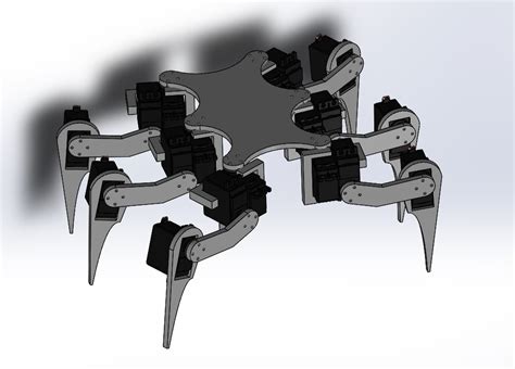 Hexapod Robot – Mechanical Engineering Portfolio