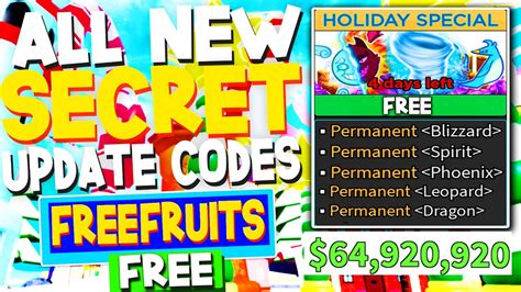 ALL NEW *FREE ADMIN BUNDLE* CODES in BLOX FRUITS CODES (Blox Fruits Codes) ROBLOX BLOX FRUITS ...