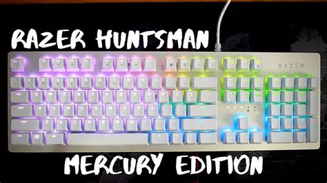 すべて♗ Razer Huntsman Mercury White オプト・メカニカル軸 れあり