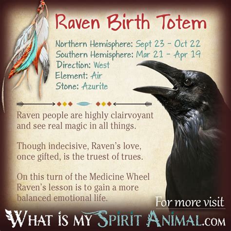 Raven Totem | Native American Zodiac Signs & Birth Signs | Native american zodiac signs, Native ...