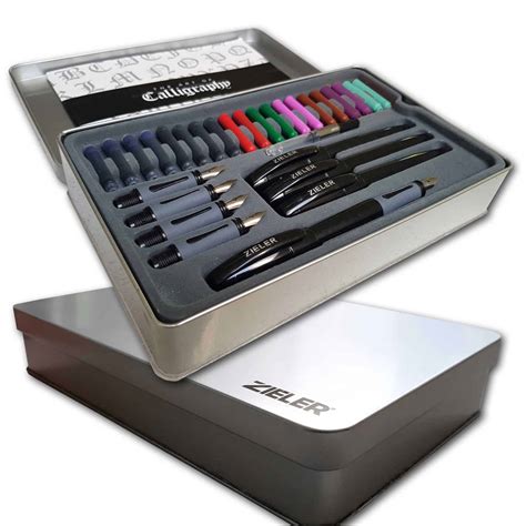 32-Piece Ultimate Calligraphy Pens Set | Ideal Gift Box Set - By Zieler