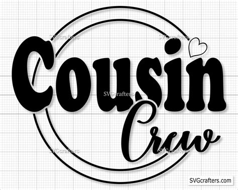 Cousin Crew Svg, Cousin Svg, Cousins Svg, New to the Crew, Cousin Squad ...