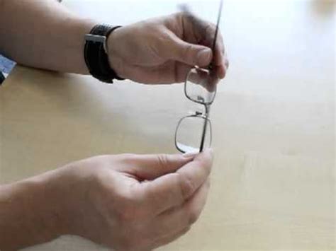 How to adjust the nosepads of your glasses - YouTube