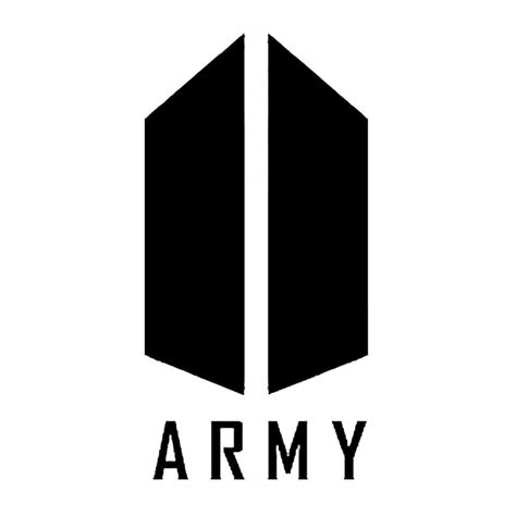 "BTS ARMY Logo Black" Art Prints by Kissa-Aura | Redbubble