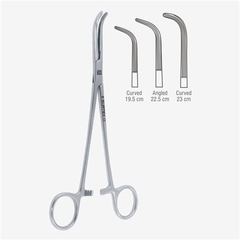 SURTEX® Lahey (Sweet) Bile Duct Clamp - Curved & Angled Jaw