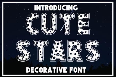 Cute Stars Font Free Download - FreeFontDL