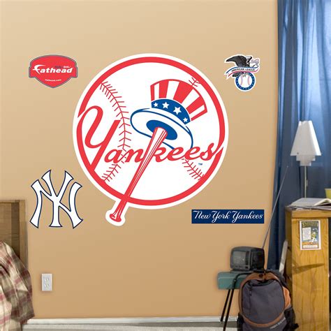 Fathead New York Yankees Top Hat Logo