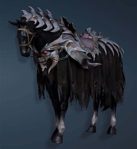 BDO Fashion | Dark Thorn Horse Gear (Black Desert Online)