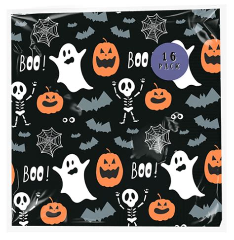 16 Pack Halloween Napkins - Evelay