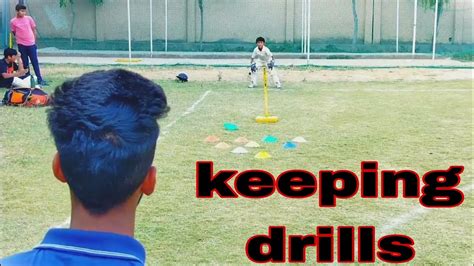 wicket keeper drills in cricket academy #aaravsinghcricketer # ...