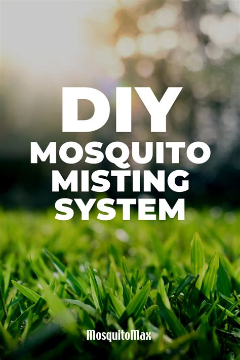 Easy to install permanent mosquito control solution for your yard ...