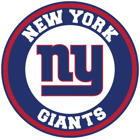 New York Giants Circle Logo Vinyl Decal / Sticker 5 sizes!! | Sportz ...