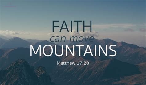 Free Faith Can Move Mountains - Matthew 17:20 eCard - eMail Free ...