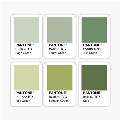 Sage Green Stickers for Sale | Pantone colour palettes, Green palette, Pantone palette