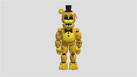 fnaf-2-golden-freddy - 3D model by Danilo.Aranda.Agramonte [c212d24] - Sketchfab