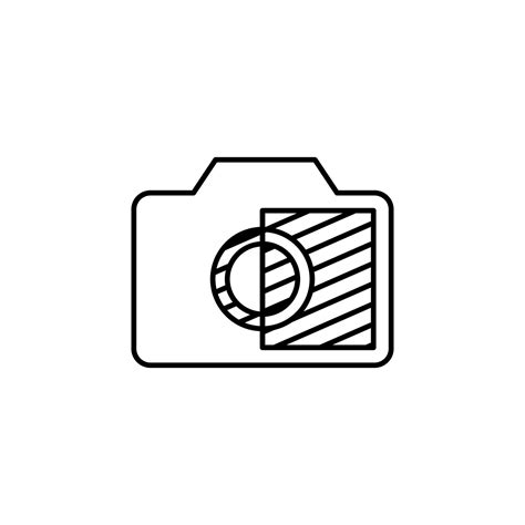 Camera sign vector icon illustration 23039124 Vector Art at Vecteezy