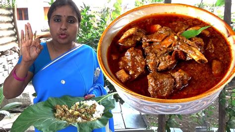 Village Foods - Amazing Lamb Head Curry Recipe - South Indian Cooking ...