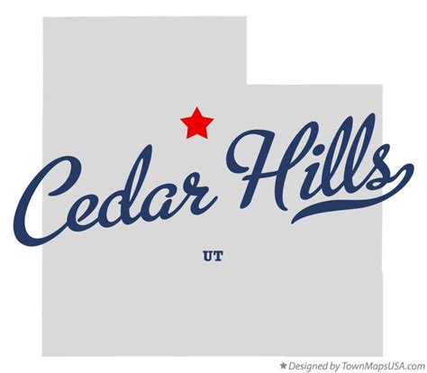 Map of Cedar Hills, UT, Utah