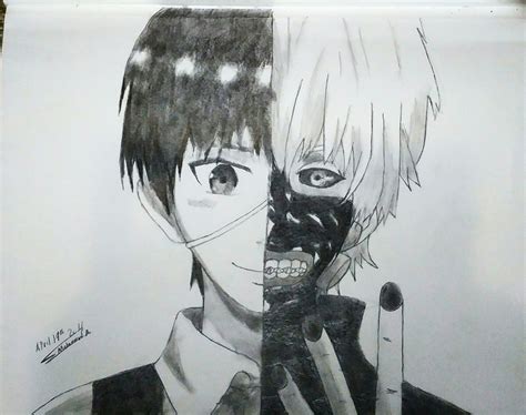 Tokyo Ghoul drawing by MohammedAlnayar on Newgrounds